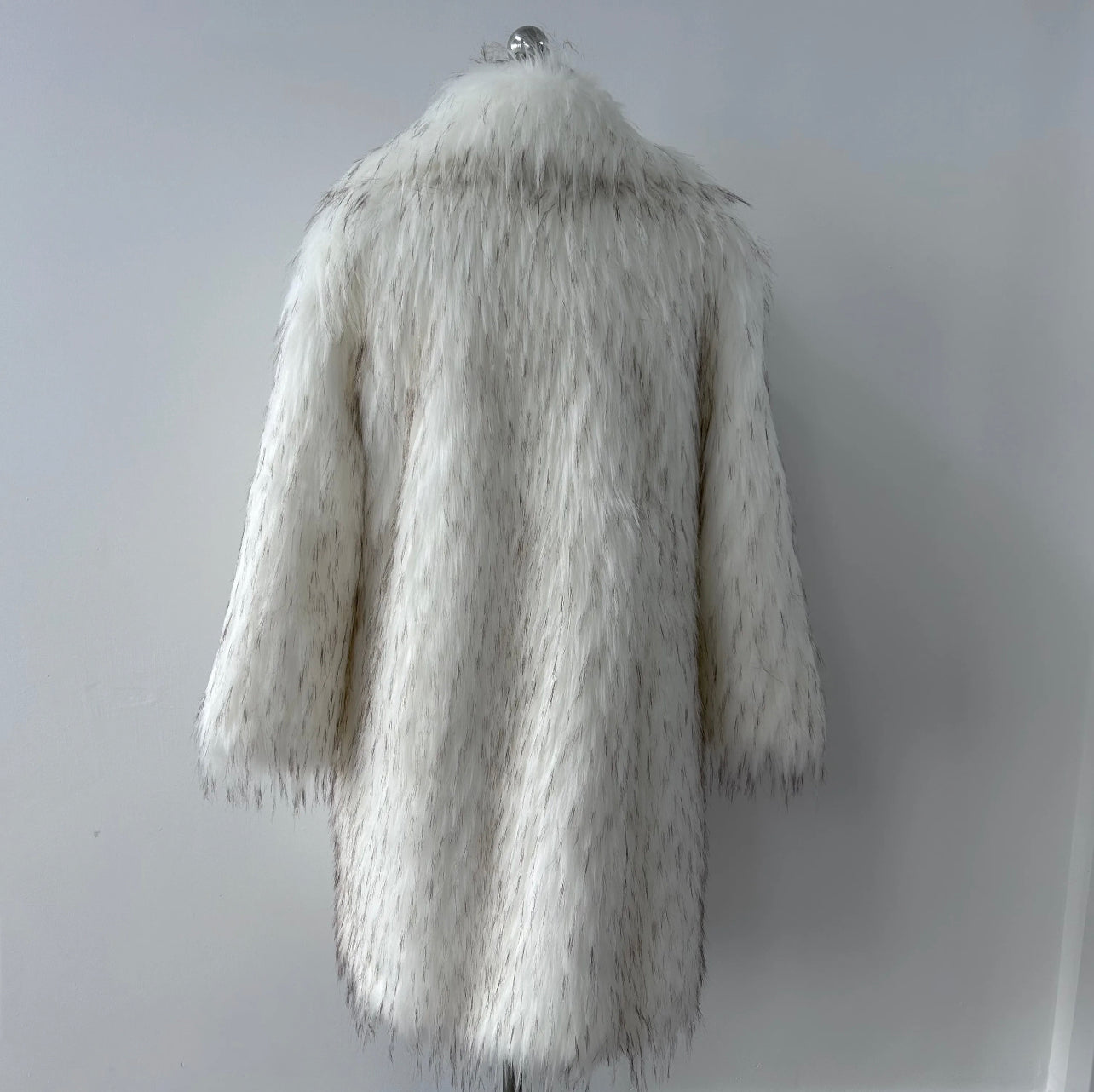 Wolf faux fur coat